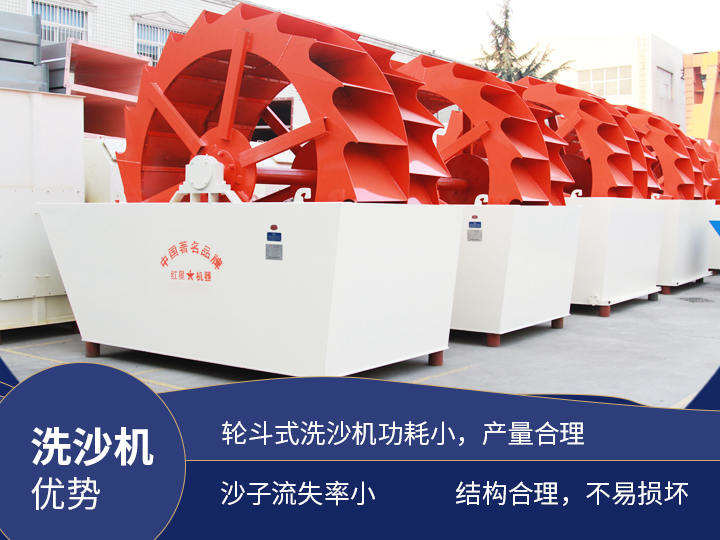 洗砂設(shè)備強(qiáng)力清洗去除污漬，易損件更換成本低
