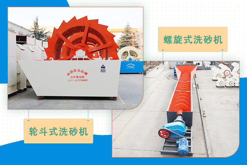 兩種常用洗砂機 兩種常用洗砂機