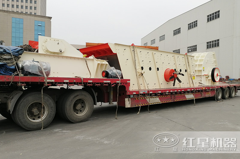 紅星錘破機(jī)裝車(chē)發(fā)貨現(xiàn)場(chǎng)